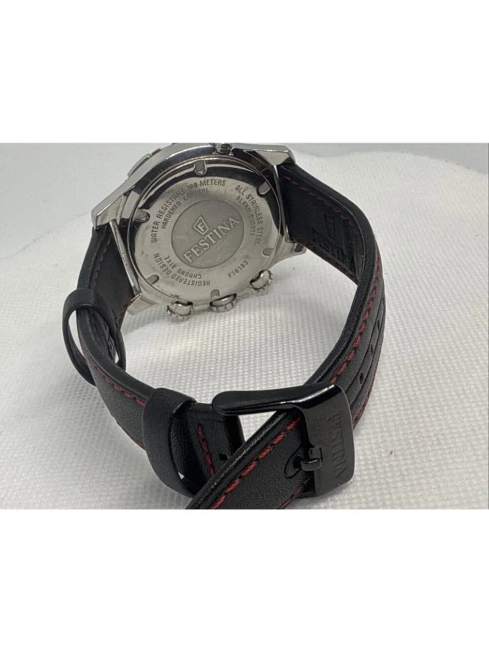 Festina Tour de France F16183 Men's 43mm SS Chrono Tachymeter Watch WR100M